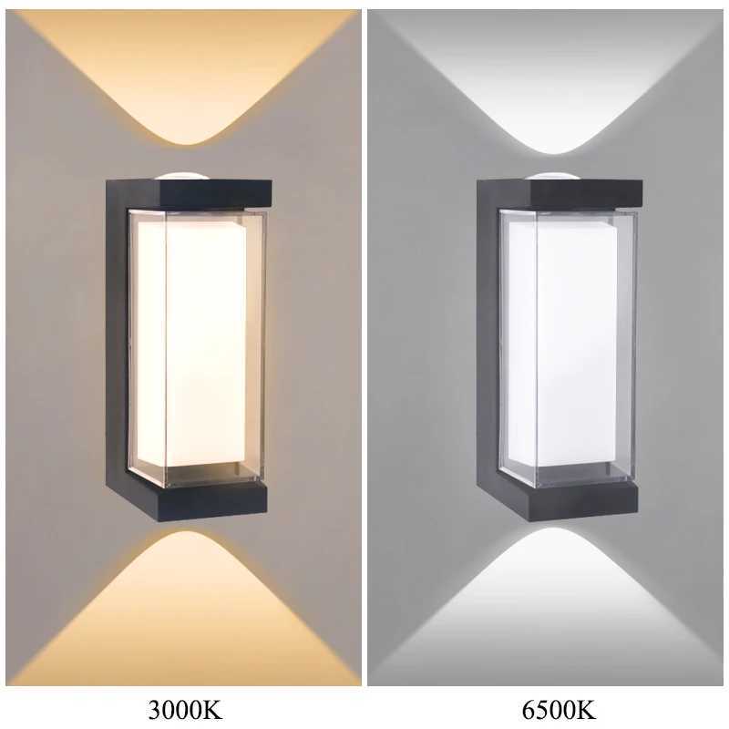 LED Wall Lamp Outdoor/ Indoor Waterproof 10W Porch Garden Balcony Wall Lamp For Interior Home Decor Wall Lighting XJ250624