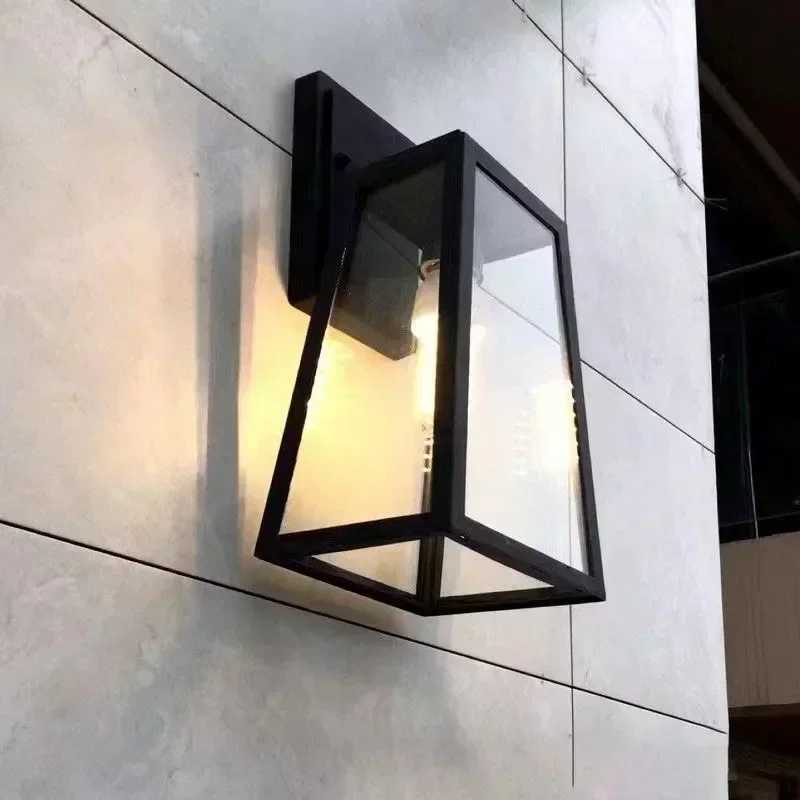 Outdoor European Style Wall Lamp Thickened Waterproof Super Bright Outdoor Wall Lamp Courtyard Balcony Wall Light XJ250624