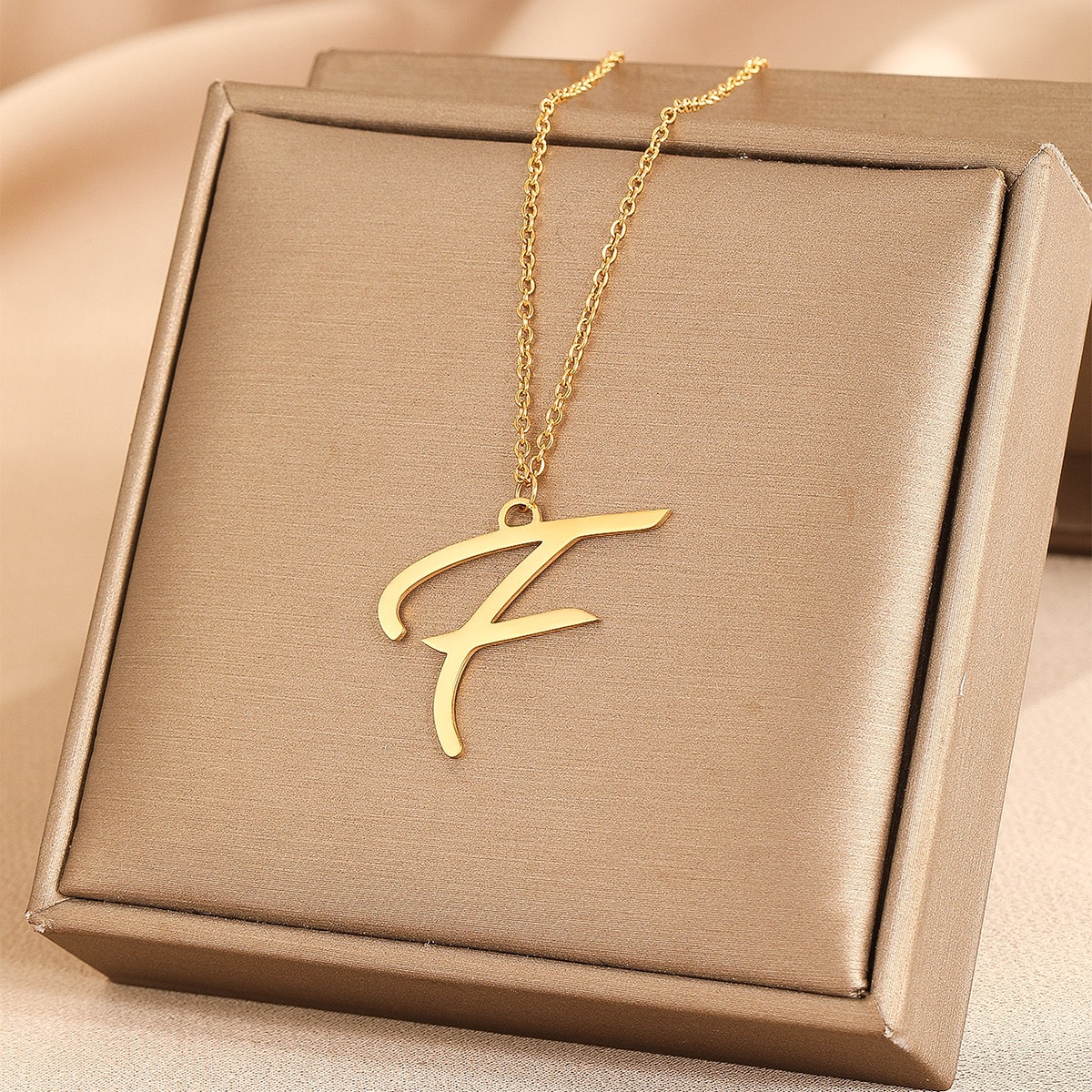 Love Initial 26 Letter Necklace Wedding Jewellery Initial Necklace Pendant