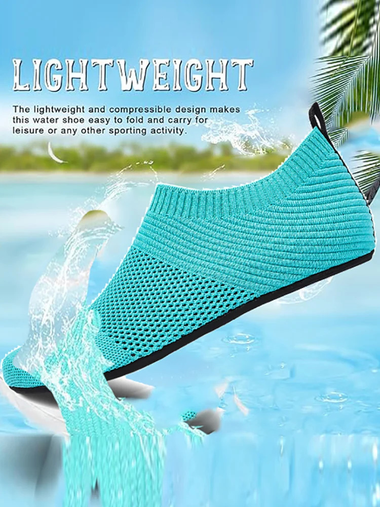 Water Sports Shoes For Men Women Barefoot Quick-Dry Slip-On Aqua Socks Multi-Purpose Feather Water Shoes 250624
