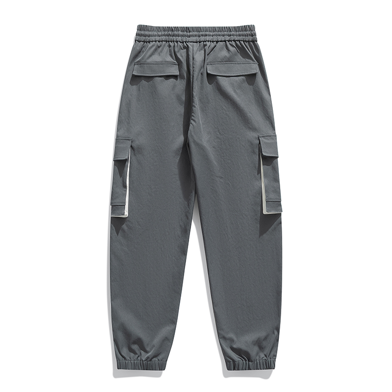 Men's casual pants men's 2025 spring and autumn new style fashion brand work pants men's color matching sports pants