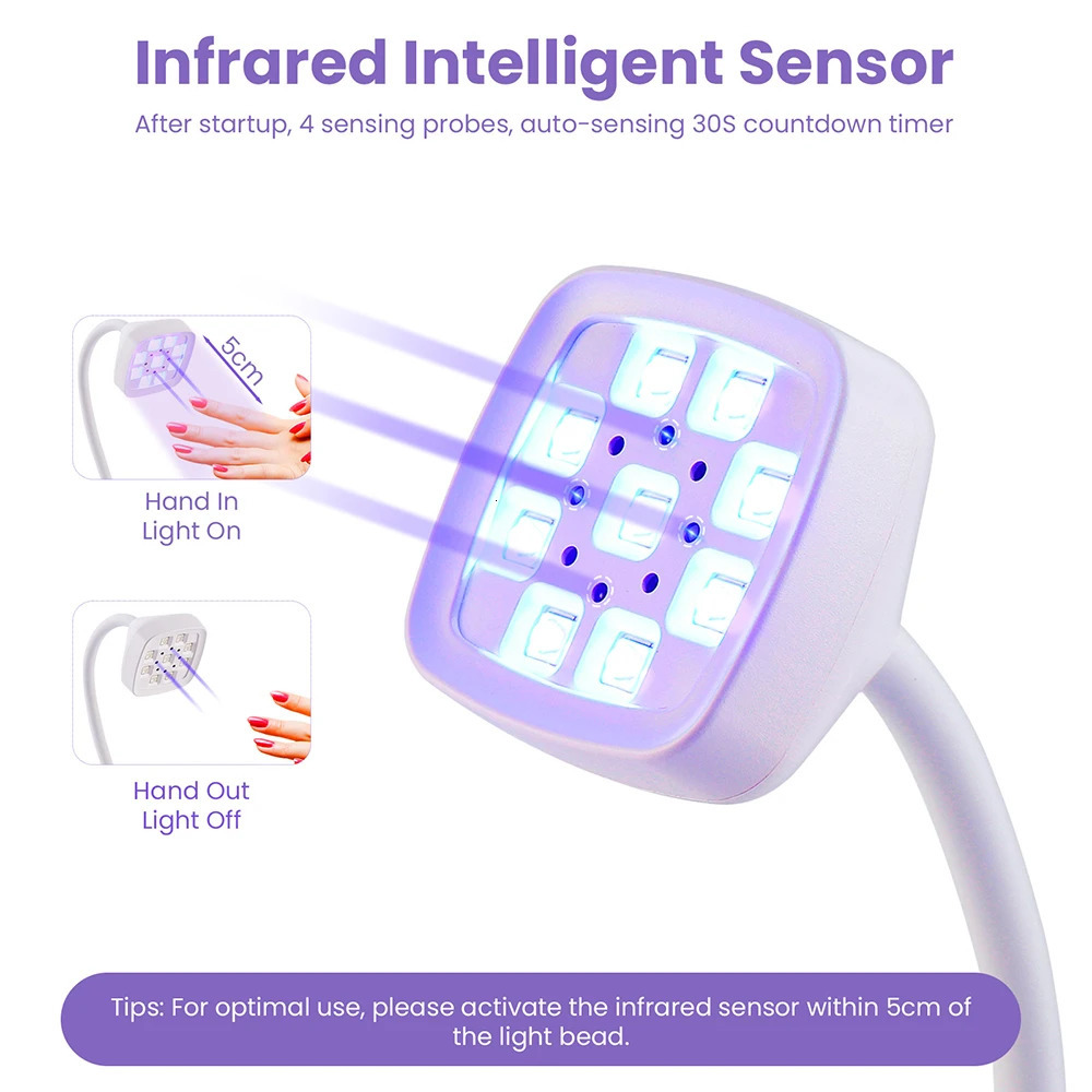 Rechargeable Sun uv Led Nail Lamp Professional uv Light for Gel NailsMini Nail Dryer Led uv Light Lamp for Nail Art Salon 250625