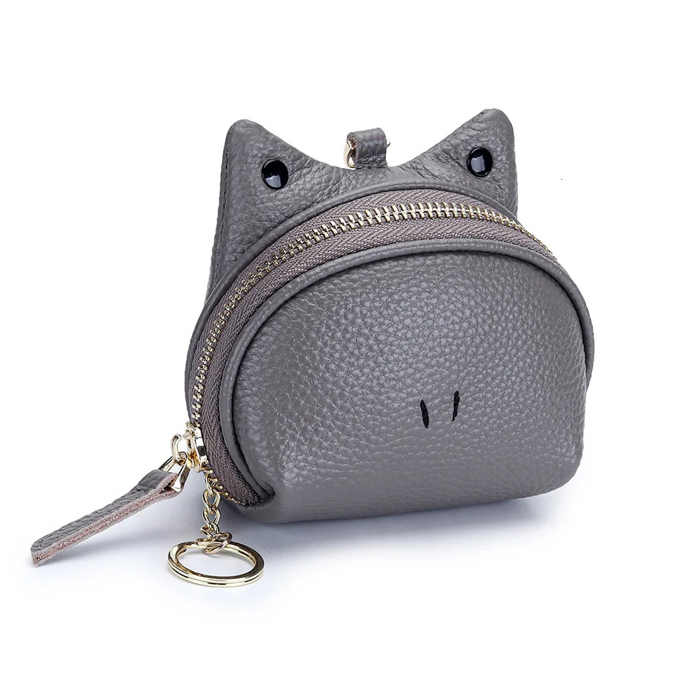 Small Leather Coin Purse for Women Cute Frog Change Purses Zipper Coin holders Wallet with Key Chain 250623