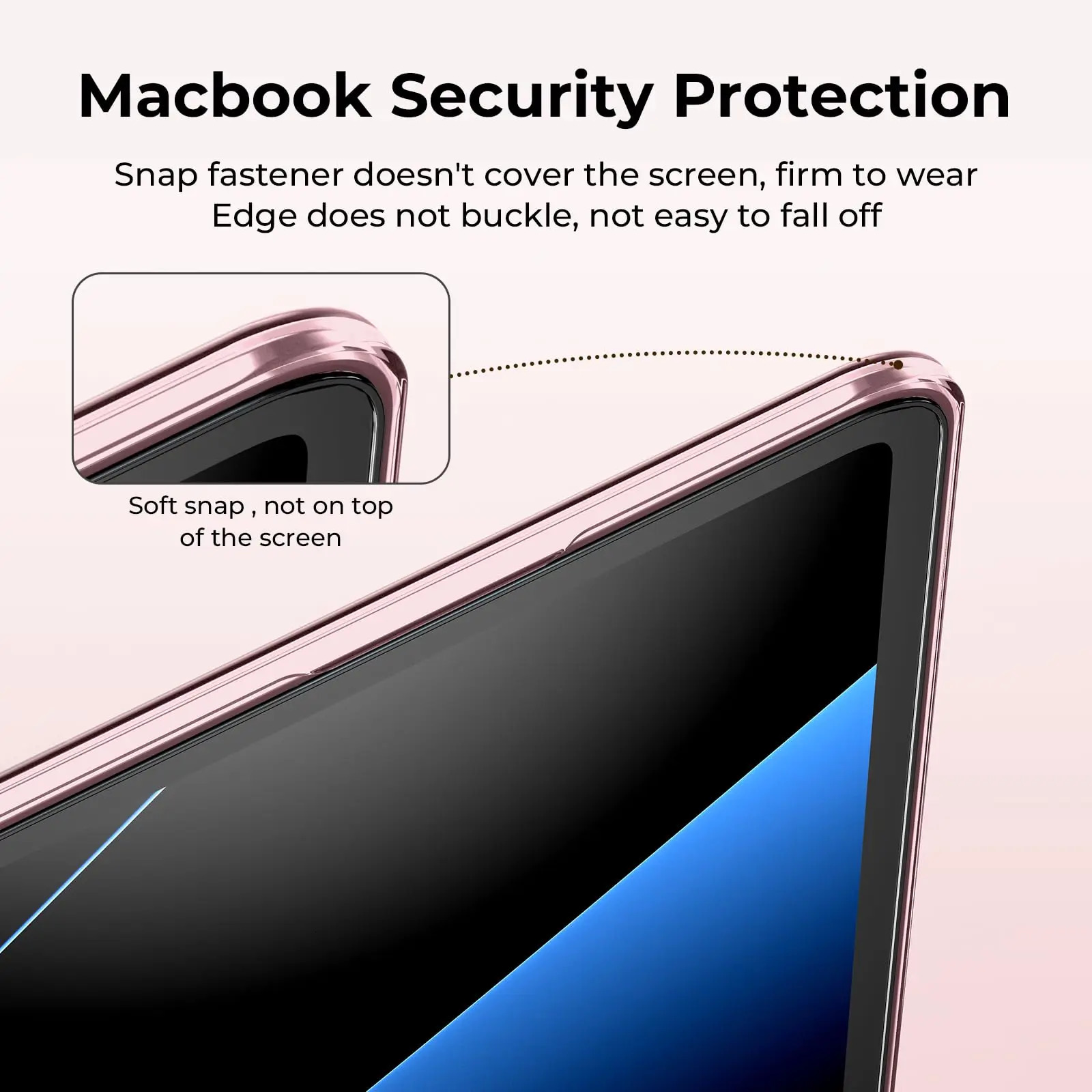 EooCoo Crystal Case for Air 13 M4 M3 M2 13.6 inch /Air 15 M4 M3 M2 15.3 inch Laptop Hard Plastic Shell Case 250624