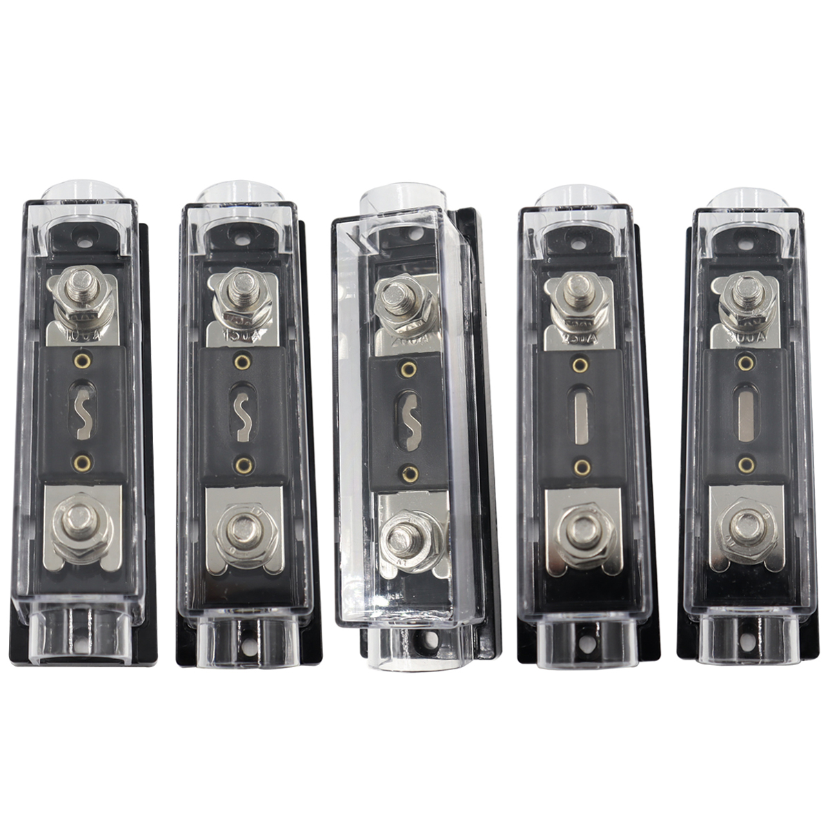 Car audio fuse holder 100A/150A/200A/250A/300A plug-in fuse box