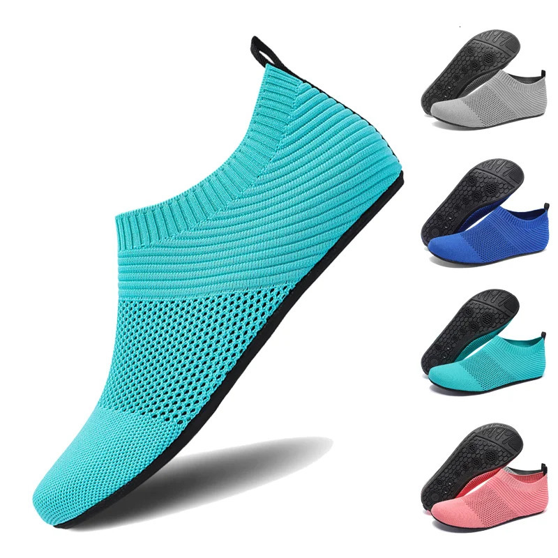 Water Sports Shoes For Men Women Barefoot Quick-Dry Slip-On Aqua Socks Multi-Purpose Feather Water Shoes 250624