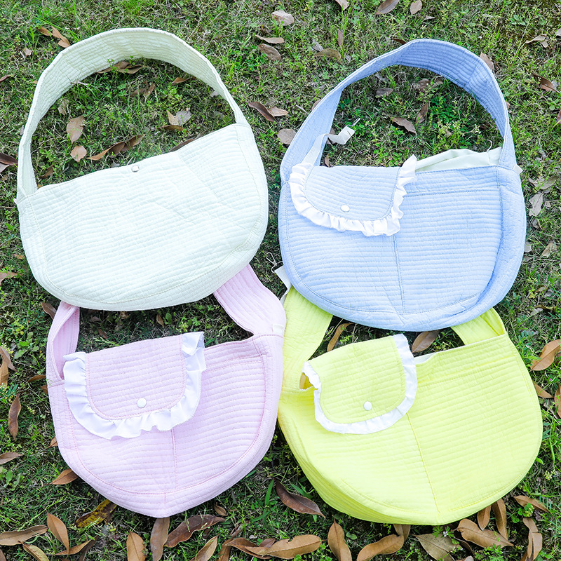 Dog Carrier Sling, Puppy Carrier Purse with Storage Pocket, Hand-Free Dog Sling Carrier for Carry Small Dogs and Cats, Travel Safety Harness, Dog Cat 