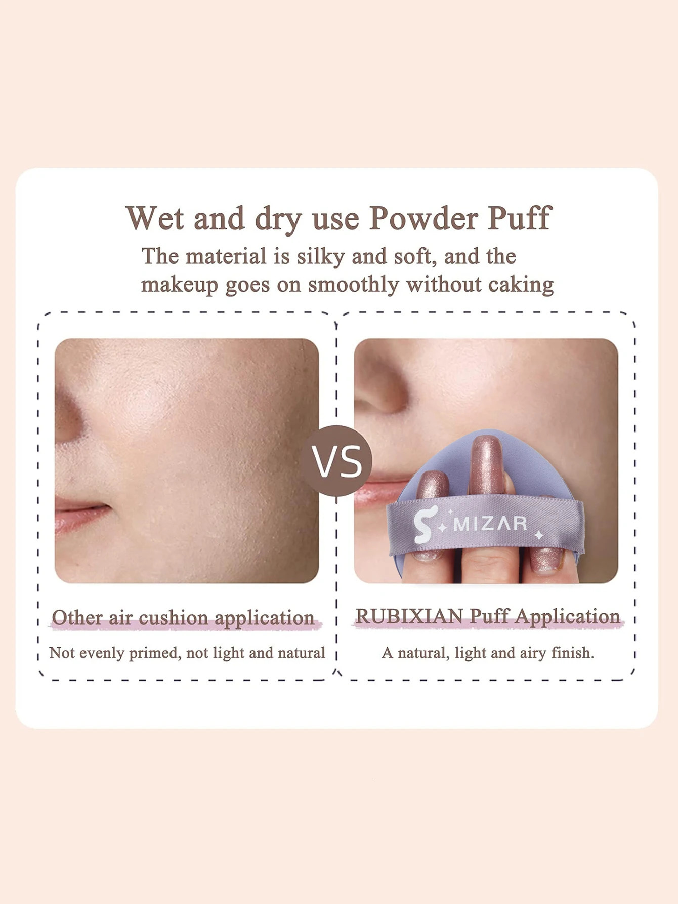 Air Cushion Puff 100Pcs Becomes Larger When Exposed to Water Wet and Dry Foundation Makeup Sponge Suitable for All Skin Types 250625