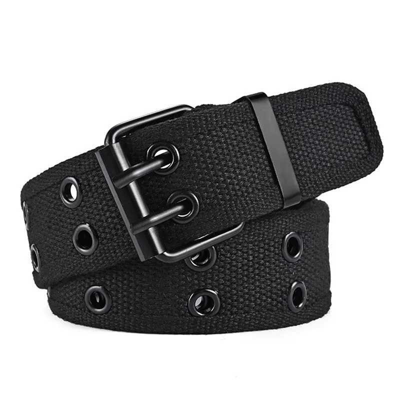 Men Womens Belts Porous Canvas Nylon Webbing Belt Fashion Casual Designer Unisex Belts High Quality Sports Strap W250625