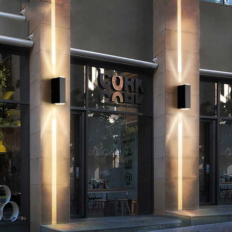 Outdoor Waterproof Wall Lamp 6W LED COB Waterproof IP65 Aluminum Sconce Lighting Porch Garden Lamp AC85-265V Exterior Wall Light XJ250624