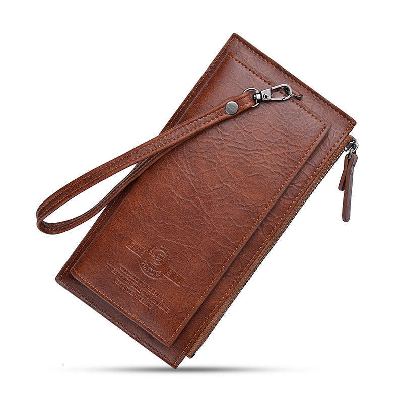 New Men's Long Wallet Style Soft Leather Handbag Clutch Hot Sale wallet designer mens wallet