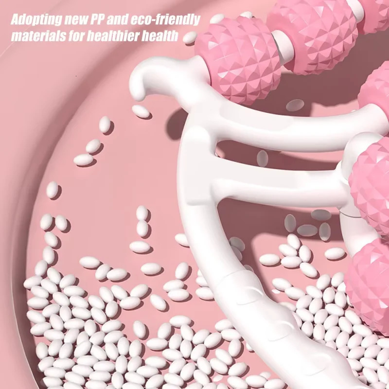 Leg massager ring clamp leg roller slimming leg artifact relaxation and unblocking roller double massage to relieve soreness 250619