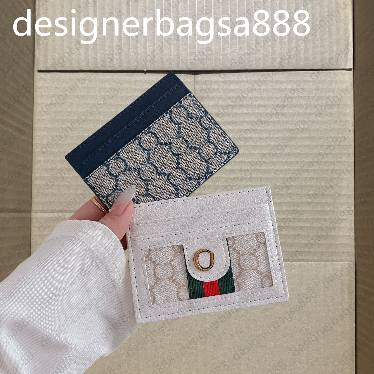 Designers Credit High-Quality Holders Mini Wallets For Mens And Womens Leather G Wallet Color Card Holder Purses Wallet With Box 888