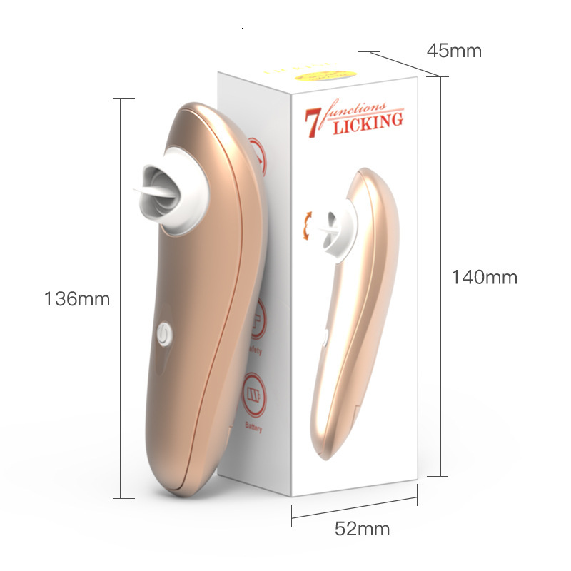 Haoqi Fun Female Silicone Couple Sex Toy Licking Device Masturbator AV Stick Vibrator Tongue Licker