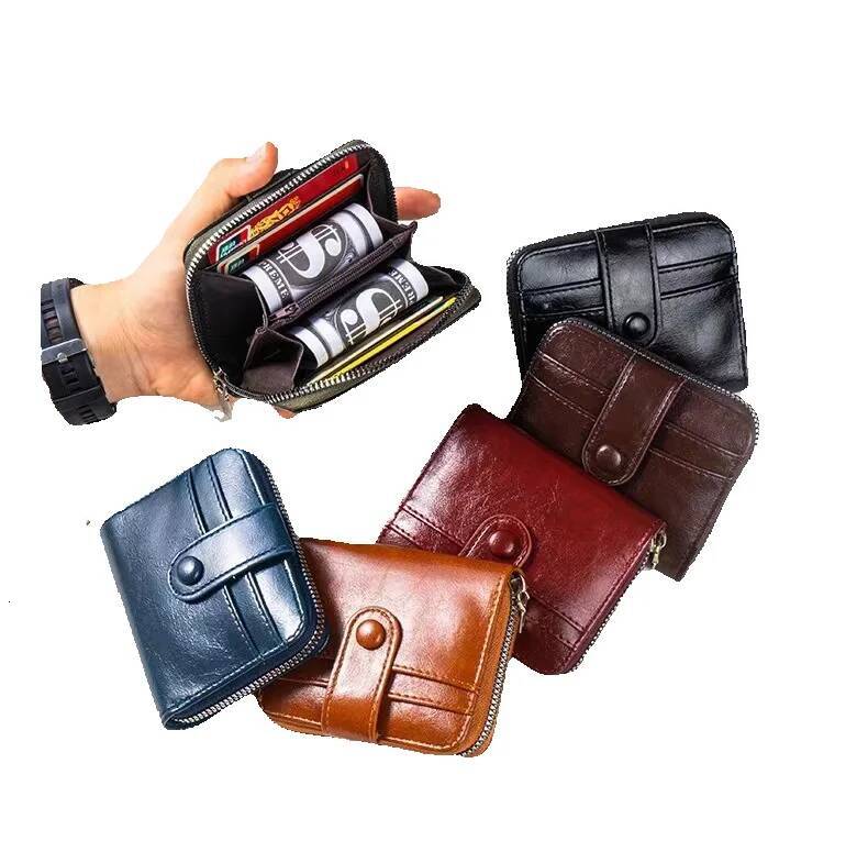 Free Shipping 2025 New Designer Bag Fashion Multi-card Slot Wallet Unisex Zipper Coin Purse Card Holder Bag In Stock Foreign Trade Storage