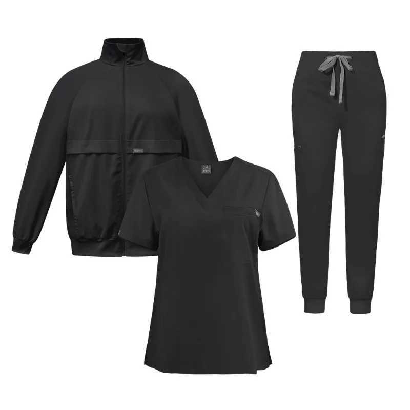 Wholesale Operating Room Medical Coats Women Scrubs Hospital Work Jackets Scrubs Medical plies Nursing Coat Surgery Workwear W250625
