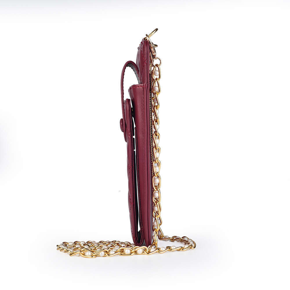 Quilted Chain Women New Versatile Shoulder Crossbody Small Bag with Multiple Card Slots for Phone wallet designer mens wallet