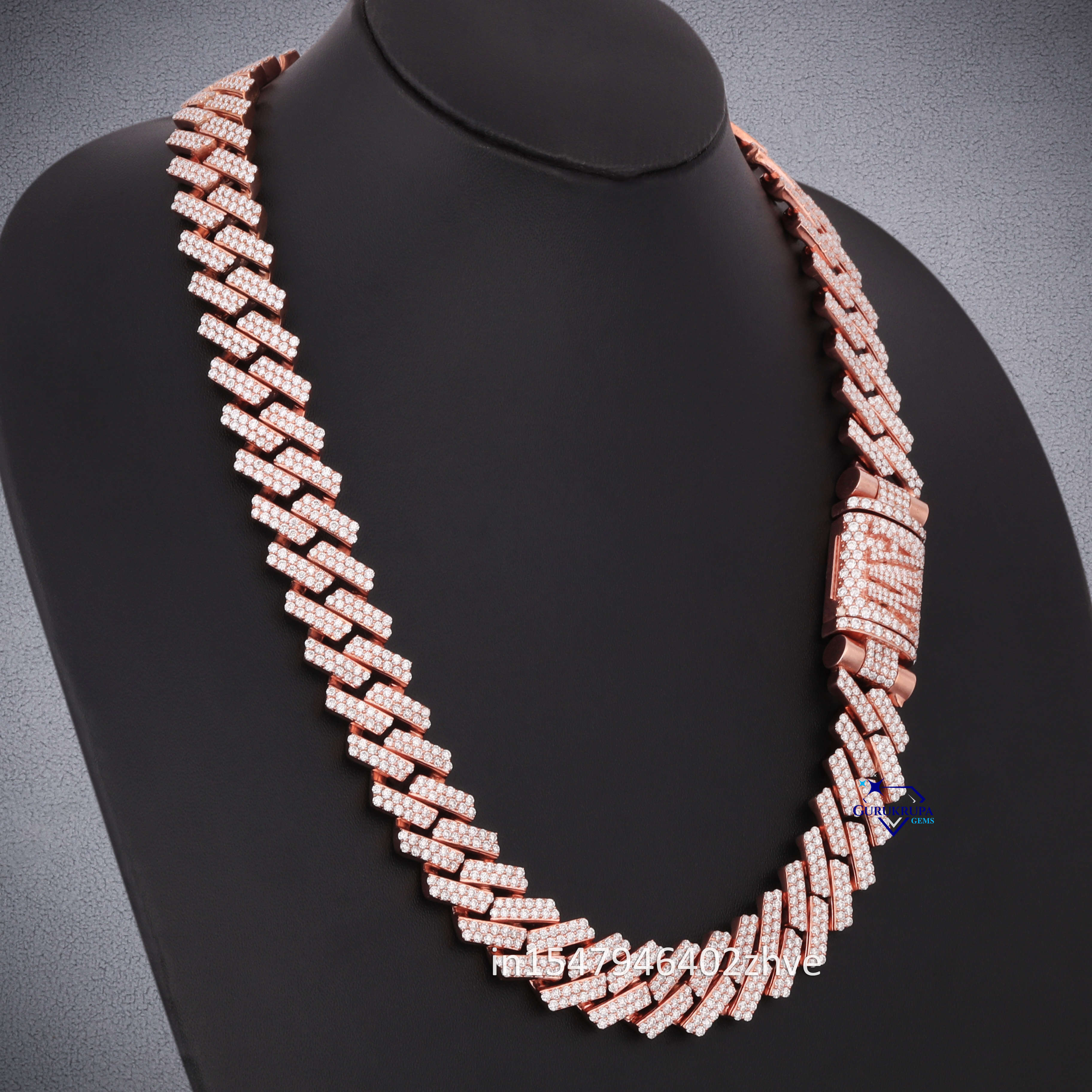 Custom Iced Out Personal Design VVS Moissanite Diamond Bling Sparkle Name Letter 925 Sterling Silver Necklace Chain for Men