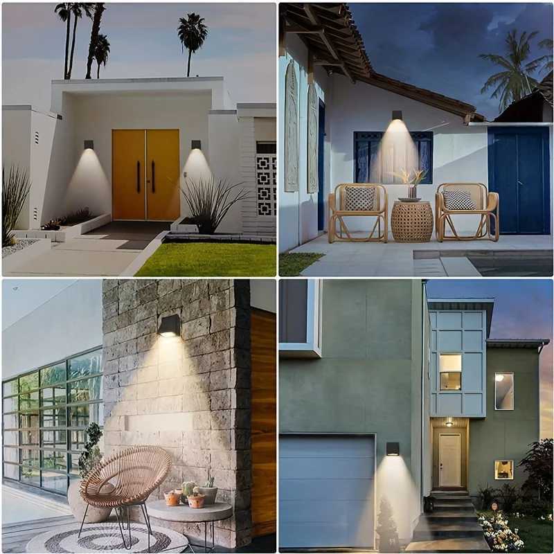 LED Aluminium Waterproof Wall Lamp Modern Outdoor Wall Washer 5W Wall Mount Outdoor Security Lighting Fixture XJ250624