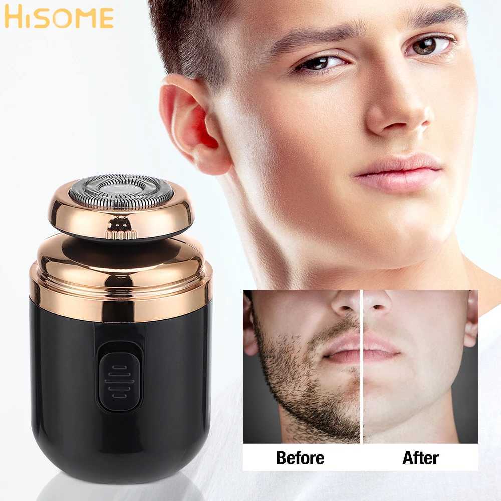 Mini Electric Shaver for Men Razor Portable Travel Hair Trimmer Electric Beard Scraper Knife Painless Shaving USB Rechargeable W250625