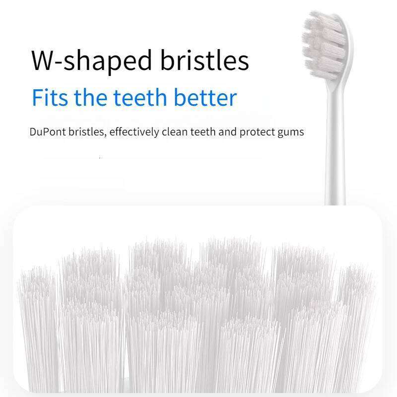 SUBORT S6 Wave Oscillation & Vibration Sonic Electric Toothbrush for Adults USB-C Rechargeable with 2 Heads