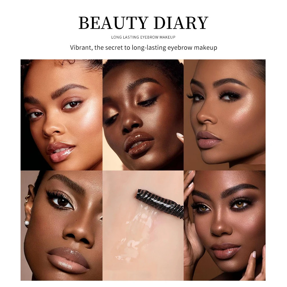 QI Eyebrow Gel Styling Liquid Colorless Transparent Fixed Gel Waterproof Sweat-proof Eyebrow Repair Makeup Gel For Eyebrows 250625