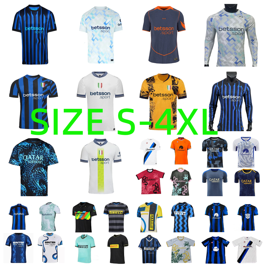 2025 2026 Inters ARNAUTOVIC soccer jersey 19 20 21 22 23 24 25 26 DIMARCO THURAM MIlANs ERIKSEN ROSSI LUKAKU LAUTARO FRATTESI Barella CALHANOGLU TAREMI football shirt