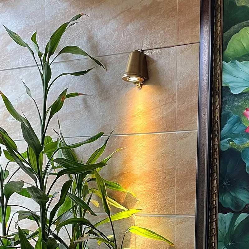 Outdoor Hallway Headlight Vintage Outdoor Wall Light Waterproof Wall Lamp Villa Garden Light XJ250624