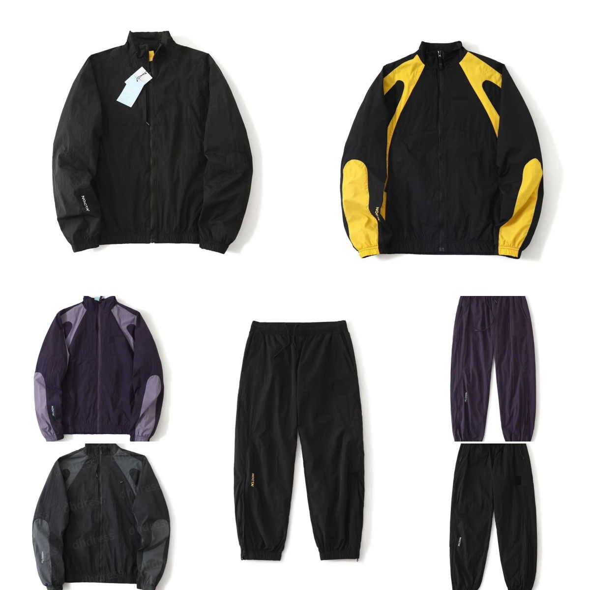 NOCTA Tracksuits Sports jackets Men Luxury Windbreaker Clothes Zipper Windproof Sports Sweatshirts Suit Jackets Raincoat Sportswear Pants Running Sets Coat 5a