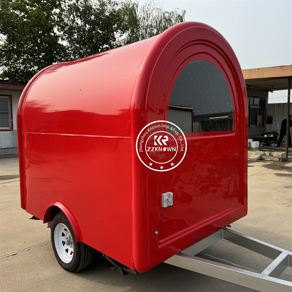 Concession Food Trailer Truck Hot Dog Cart Ice Cream Catering Truck Street Restaurant Fully Equipped Customized Size Food Truck For Sale