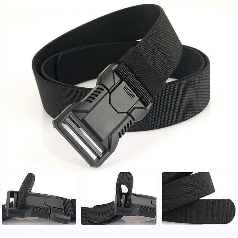 2pcs Versatile Mens Tactical Belts - Durable Adjustable Design - for Outdoor Hunting Sports Enthusiasts W250625