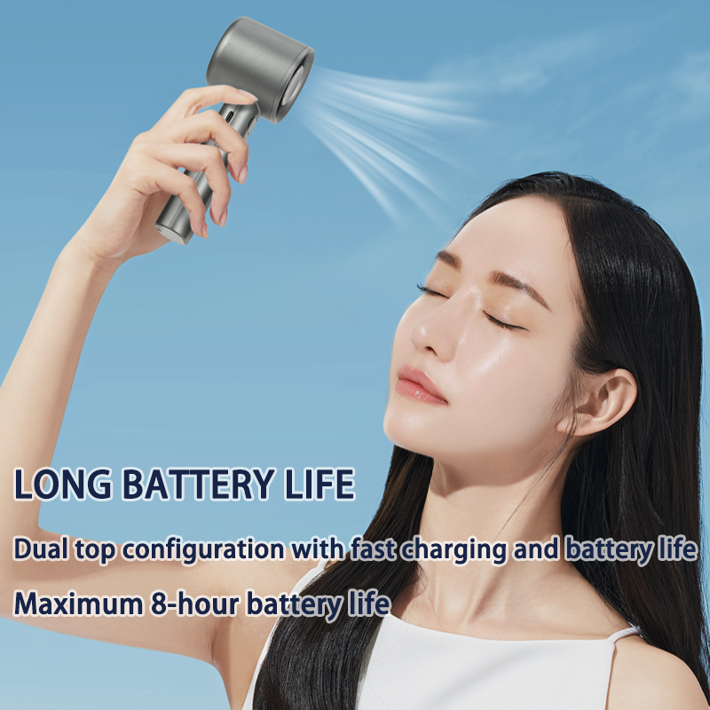 Portable handheld home mini outdoor USB digital display small camping fan air coolerM11