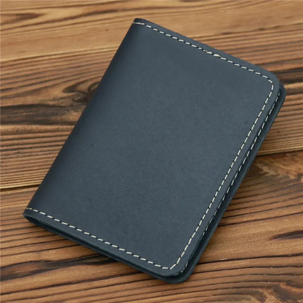 Handcraft Leather Credit Card Holder Vintage Small Wallet for Credit Cards Case and Driver License Vintage Style Gift for Men 250624