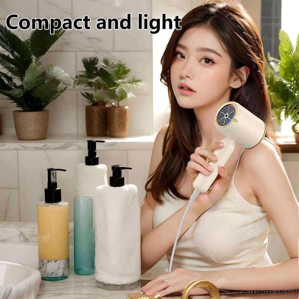 Hair Travel Size Blow Dryer Blower Temperature Control 1500W Noise-Reduction Professional Portable For Home Salon