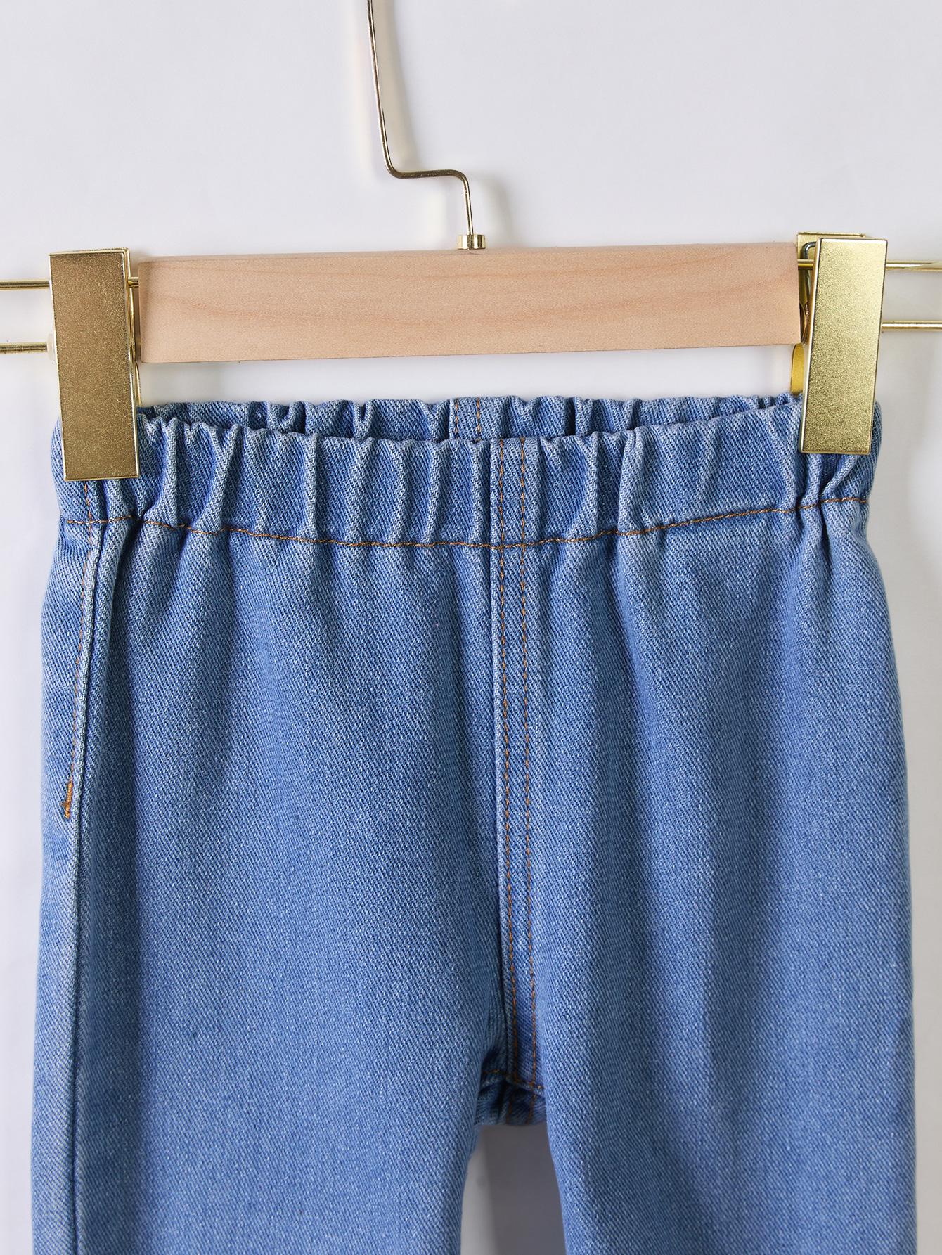 Children's Spring-Autumn Denim Outfit - Long-Sleeve Jacket with Jeans Pants Set