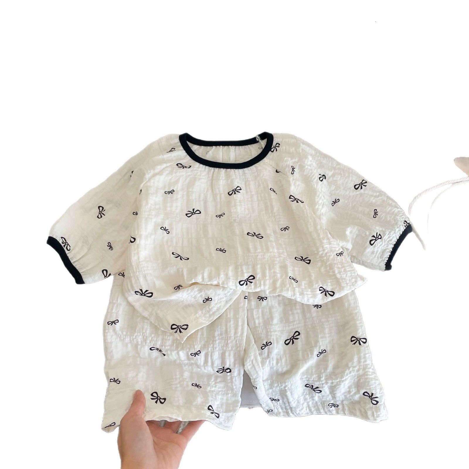 Mudkingdom Summer Boys Girls Pajamas Set Button Down Short SleeveTops and Pants Sleepwear Outfit Kids Clothes Animals Unicorn 210915