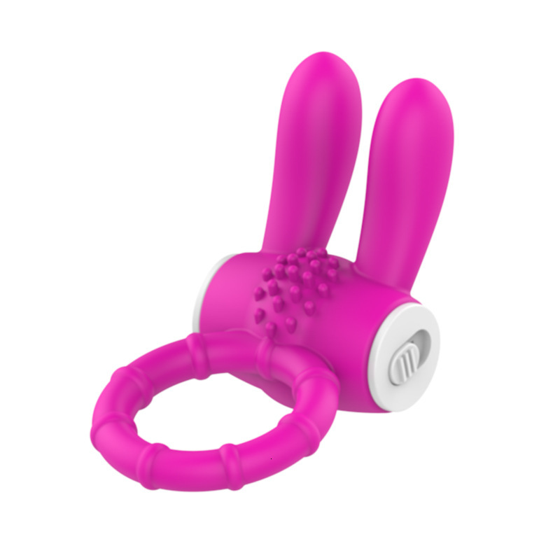 Adult Sex Toys Rabbit Vibrator Tongue Licking Vibrating Ring Massager