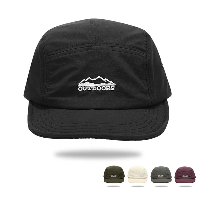 Japanese Breathable Short Brim Baseball Cap Men Women Quickdrying Foldable Soft Hiphop Caps Summer Outdoor Camping 5sided Hat 250624