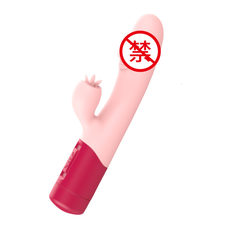 New Silicone Vibrator Three-Speed Vibration Tongue Licking Female Masturbation Device Adult Sex Toy