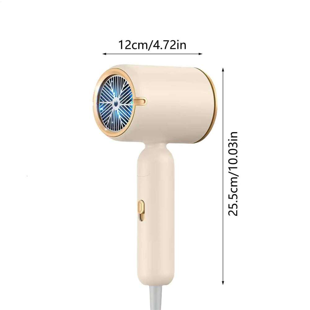 Hair Travel Size Blow Dryer Blower Temperature Control 1500W Noise-Reduction Professional Portable For Home Salon