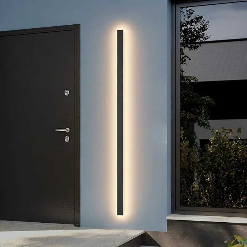 Outdoor Modern Waterproof IP65 Wall Light Porch Garden Wall Lamp Fixtures Garage Front Door Decoration Anti-water Wall Lighting XJ250624