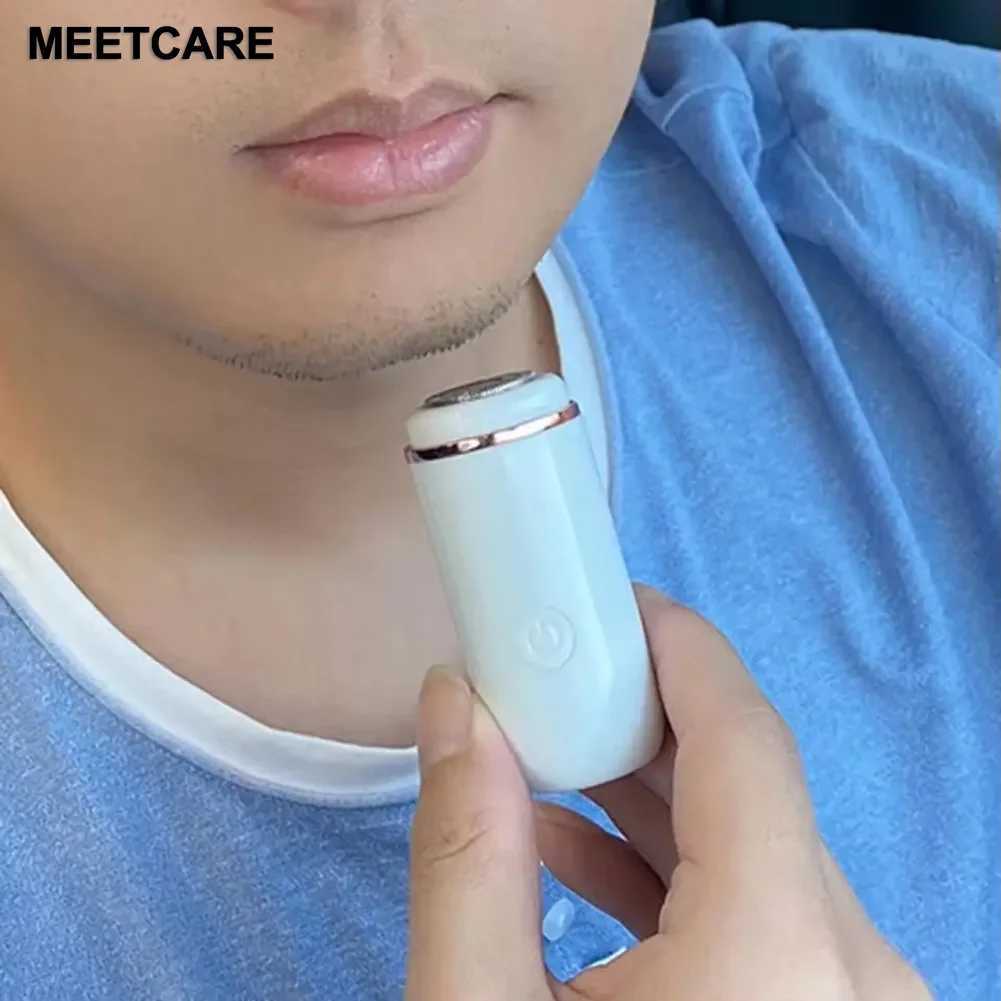Mini Electric Shaver Sharp Pocket Blade Low Noise Detachable Auto Men Travel Shaver for Face Body Razor USB Rechargeable W250625