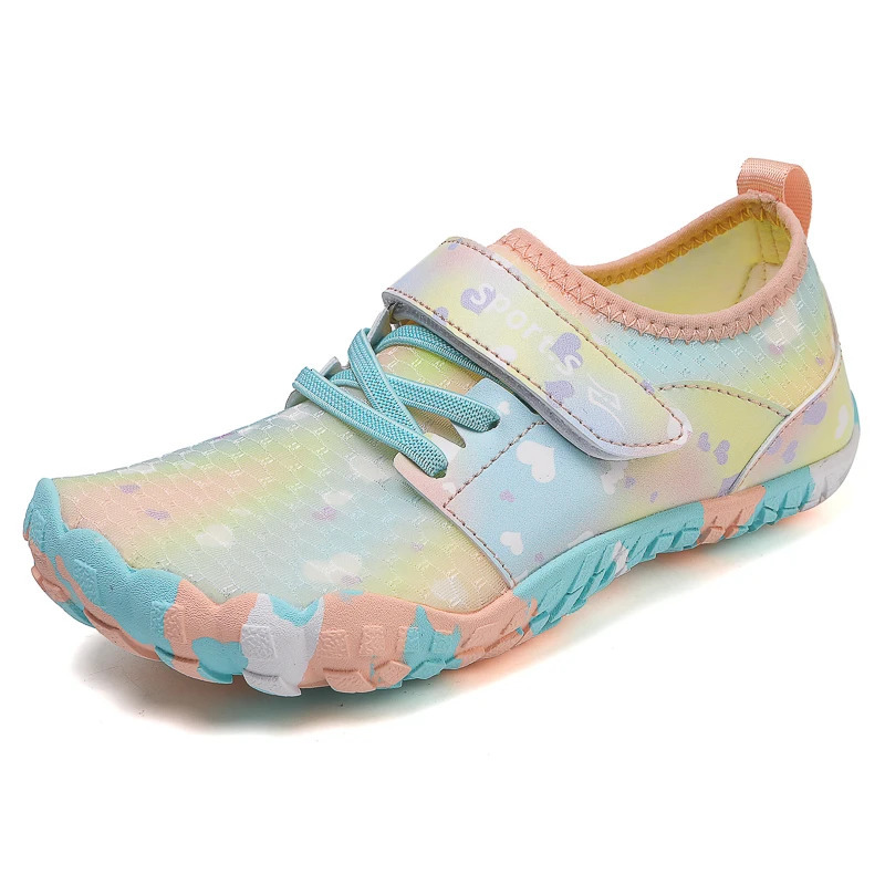 Childrens Anti-cut Anti-slip Wear-resistant Rubber-soled Wading Shoes Beach Sandals Quick-drying Pool Shoes Outdoor Water Playi 250624