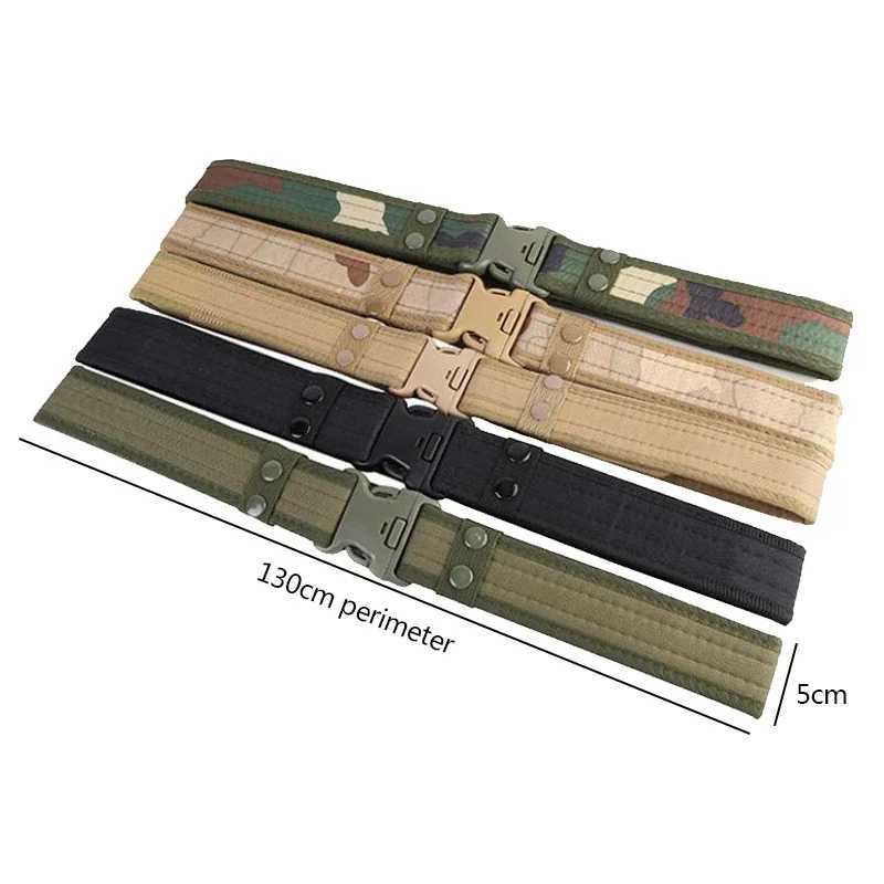 Equipment Knock Off Belt Mens Heavy Duty US Soldier Combat Tactical Belts Sturdy Nylon Waist Strap 5cm Width W250625