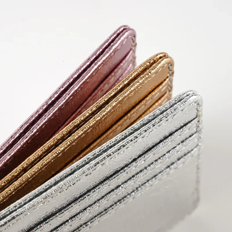 Women Thin Card Holder Wallet Lightweight Multi-Card Holder Case Pu Leather Credit Card Money Coin Holder Purse Bag 250624