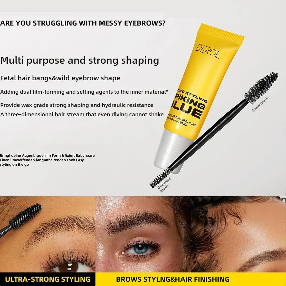 3D Eyebrow Styling Gel Waterproof Transparent Quick Dry Eyebrow Long-lasting Wax Set Brow Lifting Eyebrow Enhancers Makeup 250625