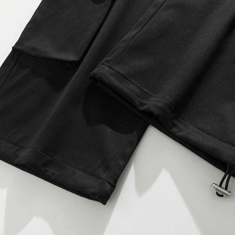 Plus size men's casual straight leg work pants for spring and autumn loose plus size sports trousers