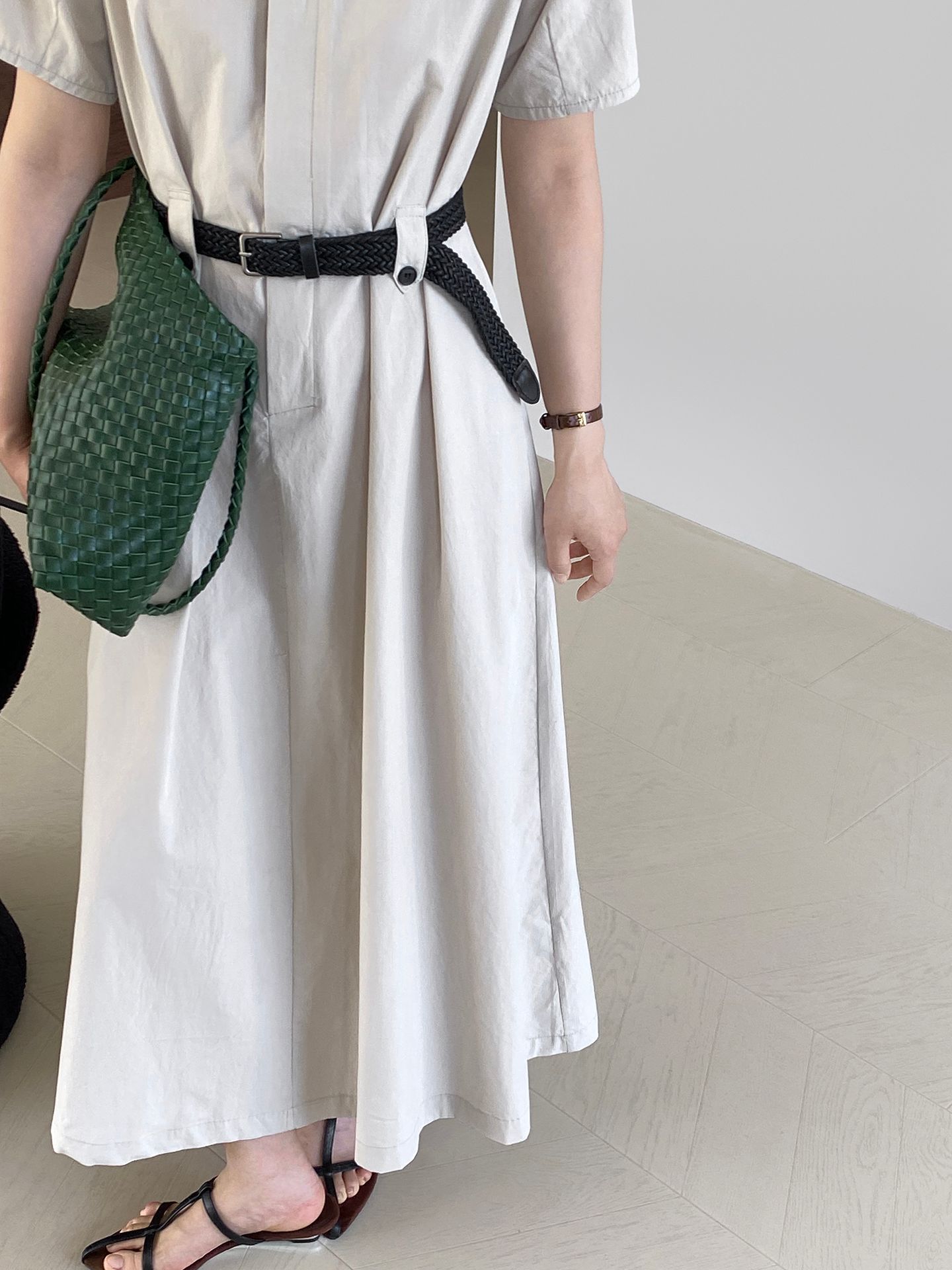 XL105 Thin casual cotton dress design