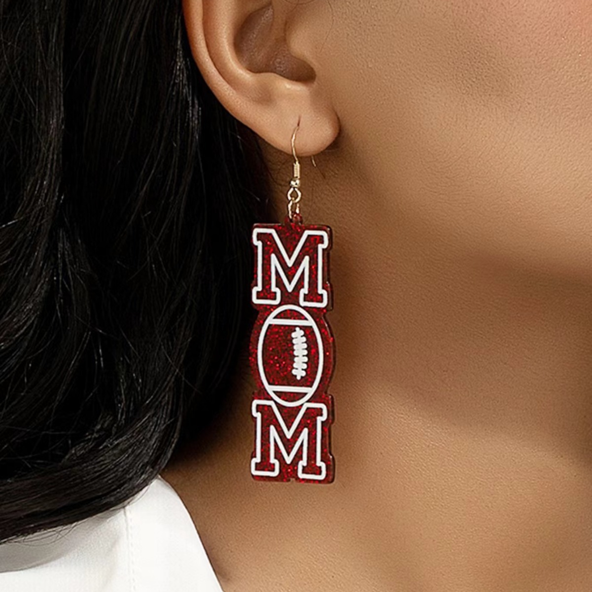 Accessories 1 Pair Acrylic MOM Mother's Day Celebration Earrings