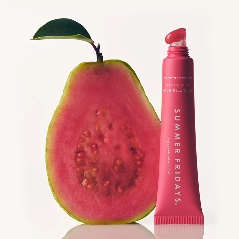 Summer Fridays Lip Butter Pink Guava 15g Lip Balm Liquid Lipstick moisturizes Smooth Soft Makeup Lips Glaze LipGloss pink sugar beige birthday cake 0.